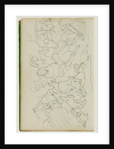 Cavalry battle by Théodore Géricault