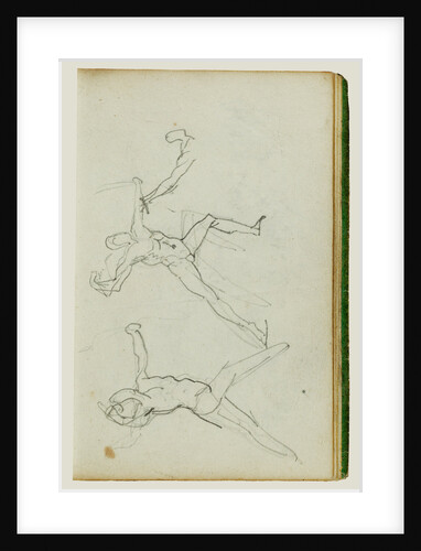 Three studies of a bowman by Théodore Géricault