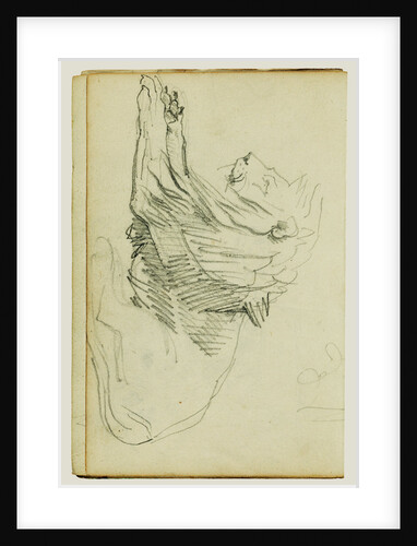 Seated lion by Théodore Géricault