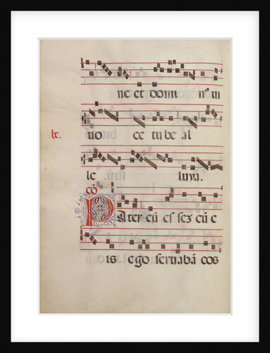Decorated Initial P by Antonio da Monza