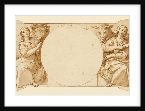 Allegories of Fortitude and Patience by Federico Zuccaro