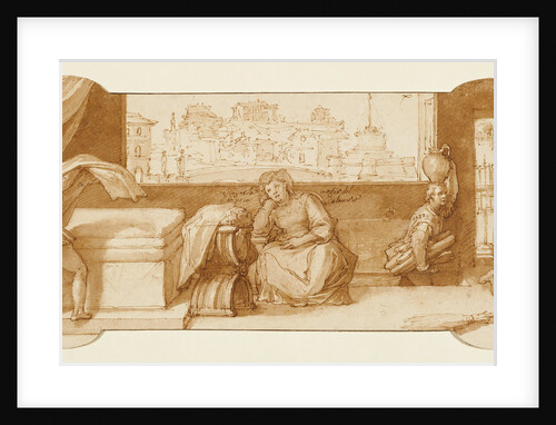 Taddeo Employed on Menial Tasks at Calabrese's House by Federico Zuccaro