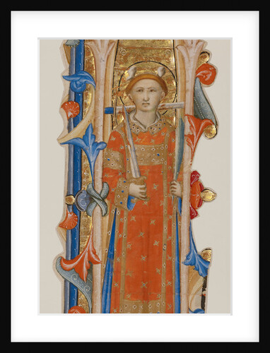 Initial I: A Martyr Saint by Lippo Vanni