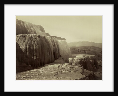 Minerva Terraces, Mammoth Hot Springs National Park by Carleton Watkins