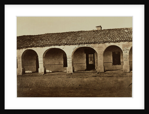 San Miguel Mission by Carleton Watkins