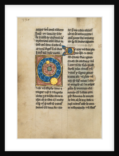 Diagram Showing the Orbits of the Sun and the Moon by Anonymous