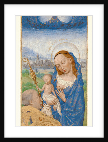 Saint Bernard's Vision of the Virgin and Child by Simon Marmion