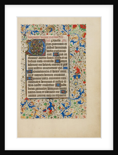 Decorated Text Page by Anonymous