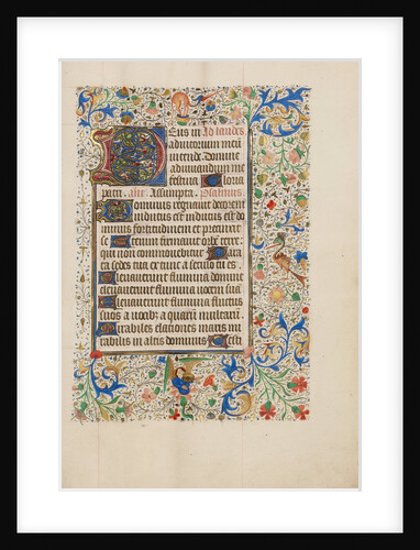 Decorated Text Page by Anonymous