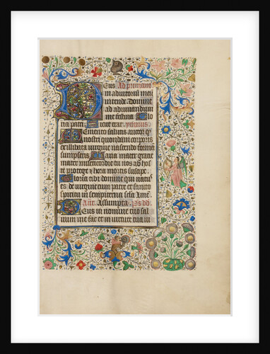 Decorated Text Page by Anonymous