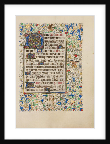 Decorated Text Page by Anonymous
