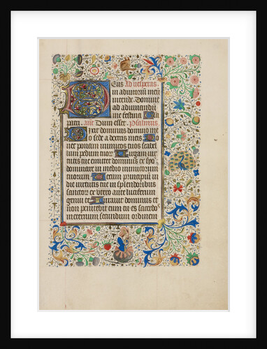 Decorated Text Page by Anonymous