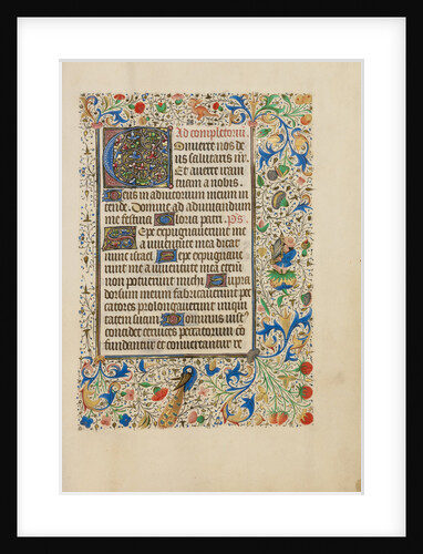 Decorated Text Page by Anonymous