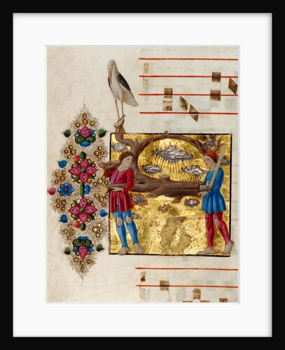 Inhabited Initial A by Anonymous