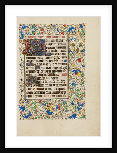 Decorated Text Page by Anonymous