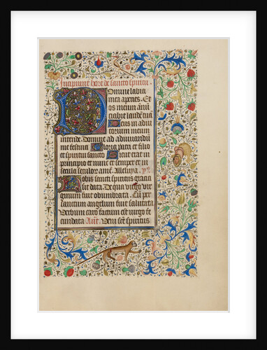 Decorated Text Page by Anonymous