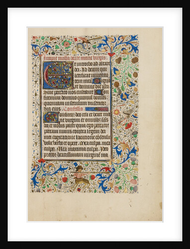 Decorated Text Page by Anonymous