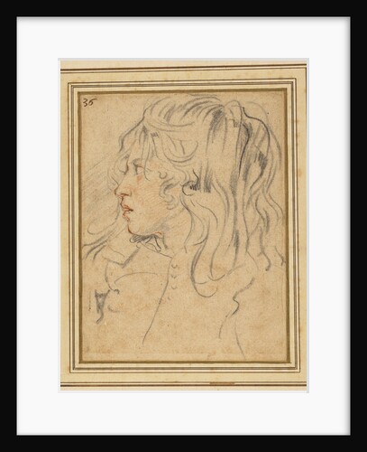 Head of a Young Boy by Jan Cossiers