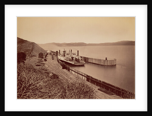 The Ferryboat Solano by Carleton Watkins