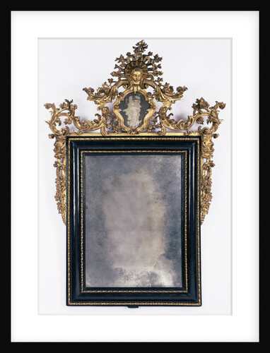Mirror and frame by Anonymous