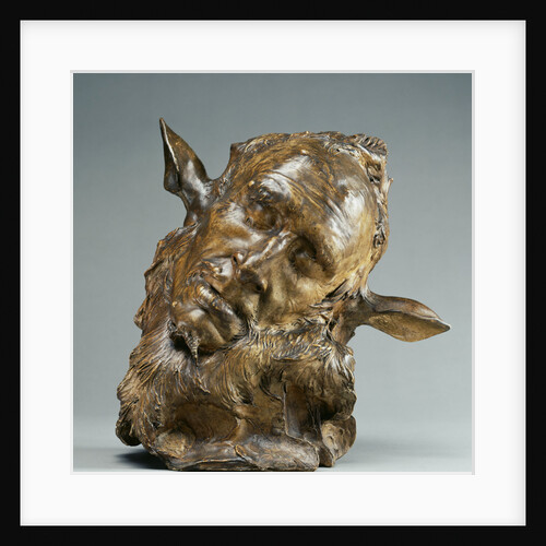 Self-Portrait as Midas (also called the Sleeping Faun) by Jean-Joseph Carriès