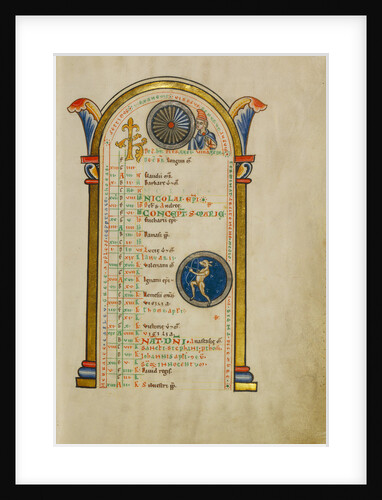 A Youth, Zodiacal Sign of Sagittarius by Anonymous