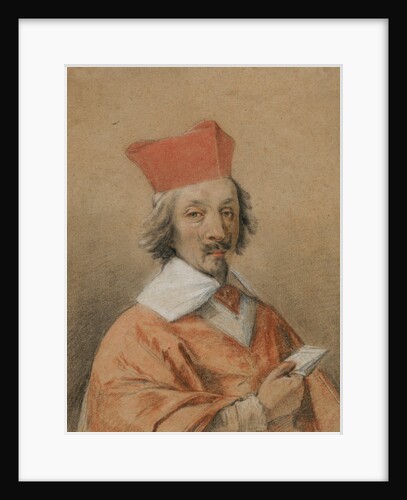 Portrait of Armand-Jean du Plessis, Cardinal de Richelieu by Simon Vouet