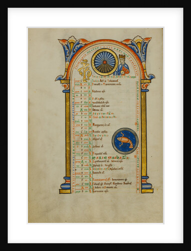 Julius Caesar, Zodiacal Sign of Cancer by Anonymous
