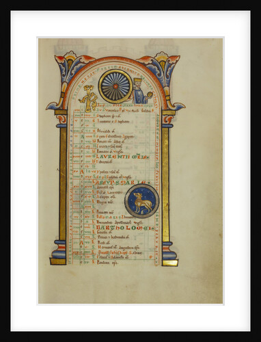 Augustus Caesar, Zodiacal Sign of Leo by Anonymous
