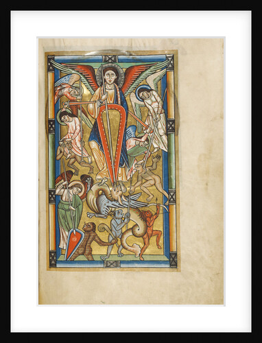 Saint Michael Battling the Dragon by Anonymous
