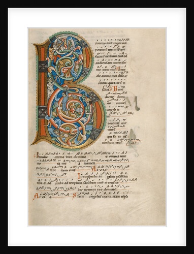 Inhabited Initial B by Anonymous