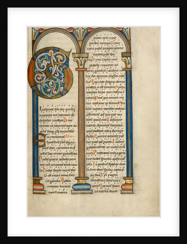 Decorated Text Page by Anonymous