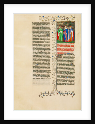 Tiberius, Messalina, and Caligula Reproach One Another in the Midst of Flames by Anonymous