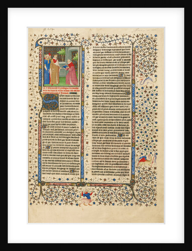 The Presentation of the Book to a King by Anonymous