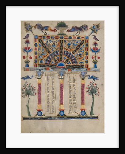Canon Table Page by T'oros Roslin