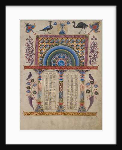 Canon Table Page by T'oros Roslin