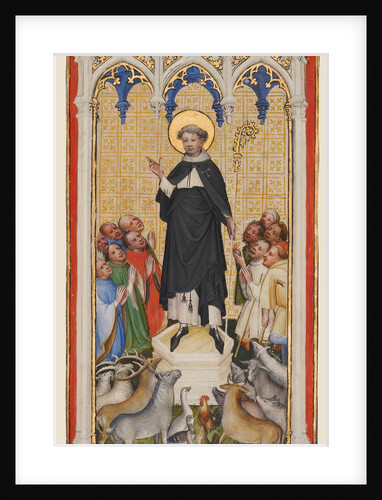 Saint Anthony Abbot Blessing the Animals, the Poor, and the Sick by Master of St. Veronica