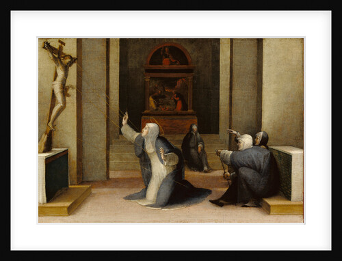 Saint Catherine of Siena Receiving the Stigmata by Domenico Beccafumi