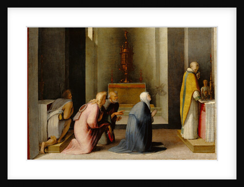 The Miraculous Communion of Saint Catherine of Siena by Domenico Beccafumi
