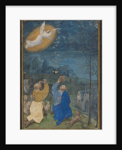 The Annunciation to the Shepherds by Master of the Houghton Miniatures