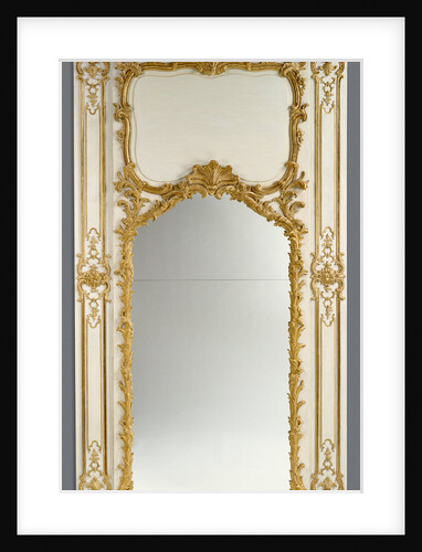 Frame for a Mirror with Two Parcloses by Anonymous