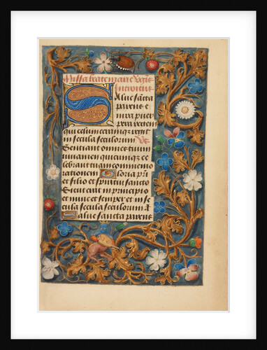Decorated Initial S by Anonymous