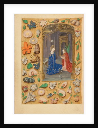 The Annunciation by Master of the Dresden Prayer Book