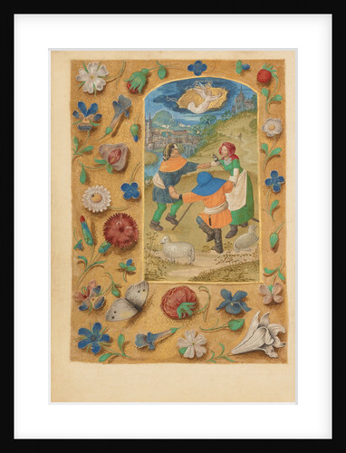 The Annunciation to the Shepherds by Master of the Dresden Prayer Book