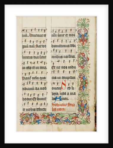 Decorated Text Page by Anonymous
