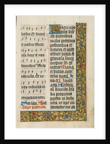 Decorated Text Page by Anonymous
