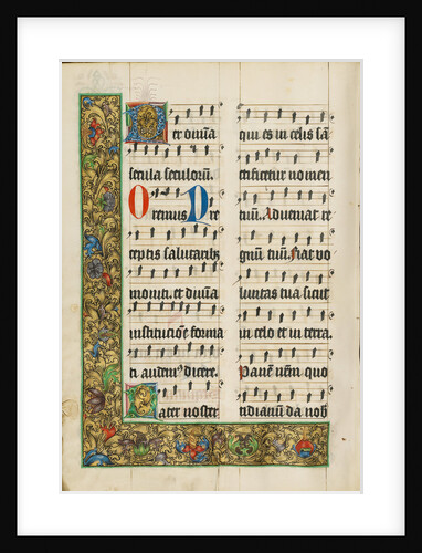 Decorated Text Page by Anonymous