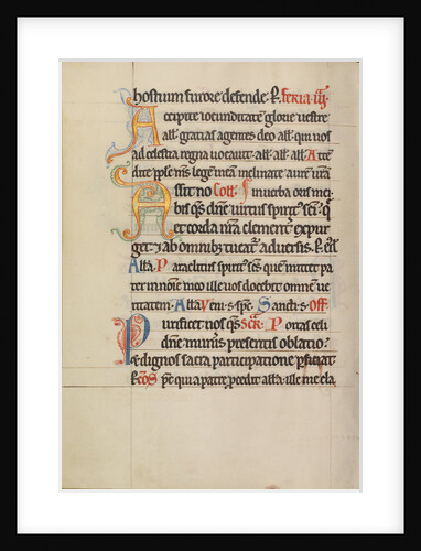 Decorated Text Page by Anonymous