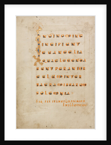 Decorated Incipit Page by Anonymous