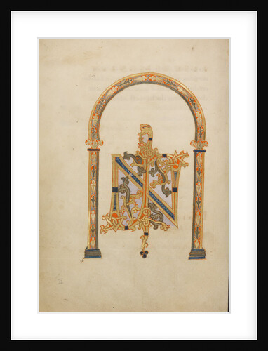 Decorated Monogram IN by Anonymous